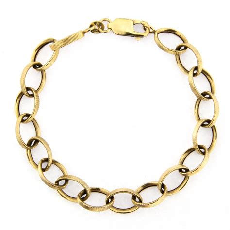 ladies 9ct gold bracelets uk